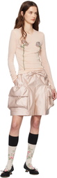 Simone Rocha Pink Cargo Flap Shorts