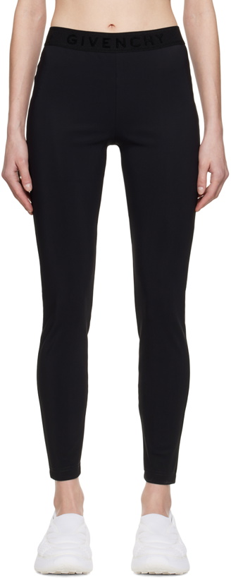 Photo: Givenchy Black Embroidered Leggings