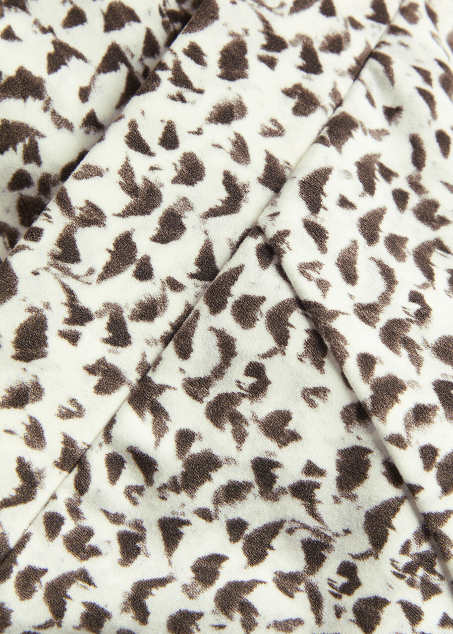 Varley Move Selma Printed Stretch-jersey bra White