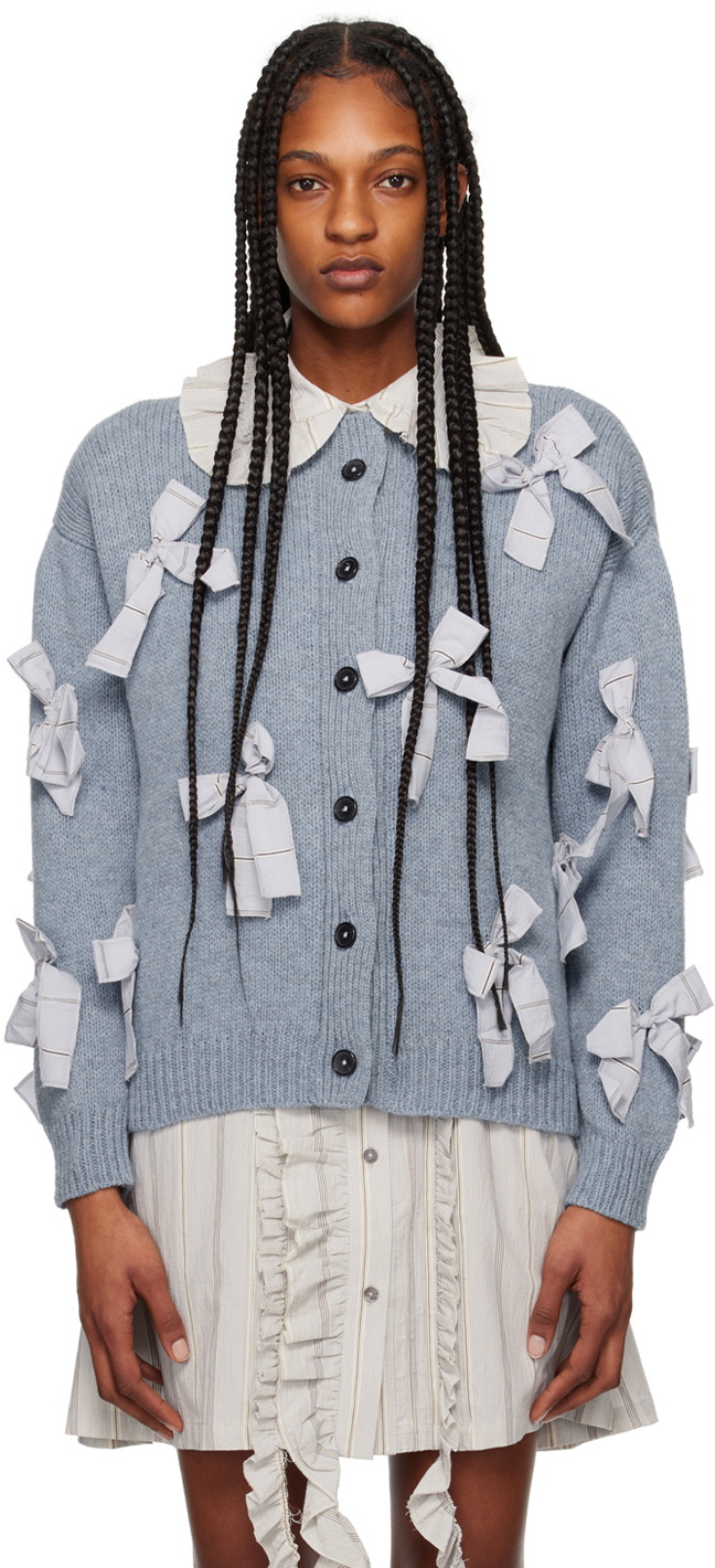 Cawley Blue Rosa Cardigan