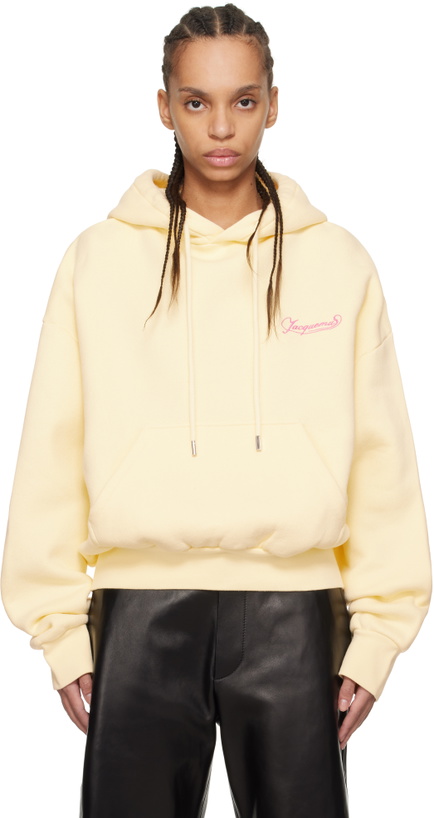 Photo: JACQUEMUS Beige 'The Corto' Hoodie