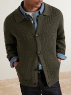 FrizmWORKS - Wool-Blend Cardigan - Green