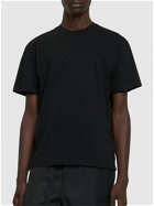 JW ANDERSON - Logo Embroidery Cotton Jersey T-shirt