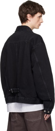 Carhartt Work In Progress Black Belmar Denim Jacket