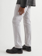 Dunhill - Straight-Leg Cotton-Blend Trousers - Gray