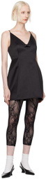 Marc Jacobs Black 'The Satin Bow' Minidress