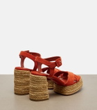 Christian Louboutin Calakala suede espadrille sandals