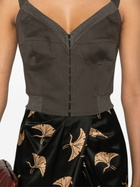 Elena Velez Brown Corset Style Top