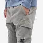 C.P. Company Men's Moleskin Cargo Pant in Titanium