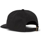Stüssy - Logo-Embroidered Cotton-Twill Baseball Cap - Black