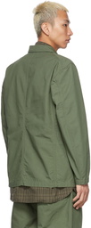 Engineered Garments Green Ripstop Shirt