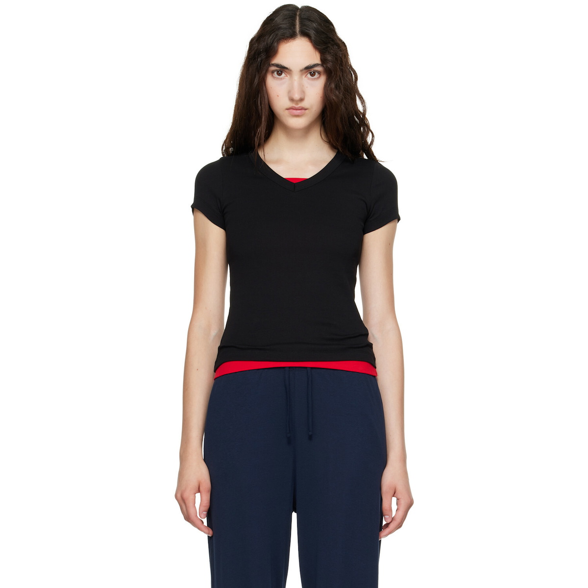 FLORE FLORE Black Jill Baby T-shirt