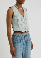 Free People Tate Denim Waistcoat