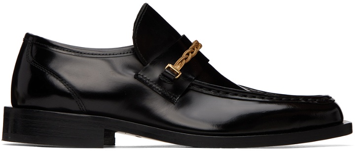 Photo: Ernest W. Baker Black Braided Chain Loafers