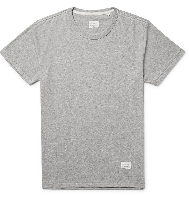 Photo: rag & bone - Standard Issue Cotton-Jersey T-Shirt - Gray