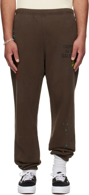 Photo: Gallery Dept. Brown GD French Logo Sweatpants