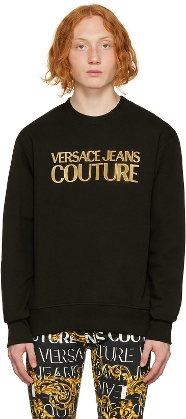 Photo: Versace Jeans Couture Black Bonded Sweatshirt