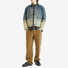 Dime Men's Denim Jacket in Dipped Sandblasted Indigo
