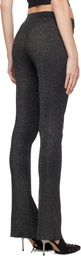 MISBHV Black Knitted Flared Trousers