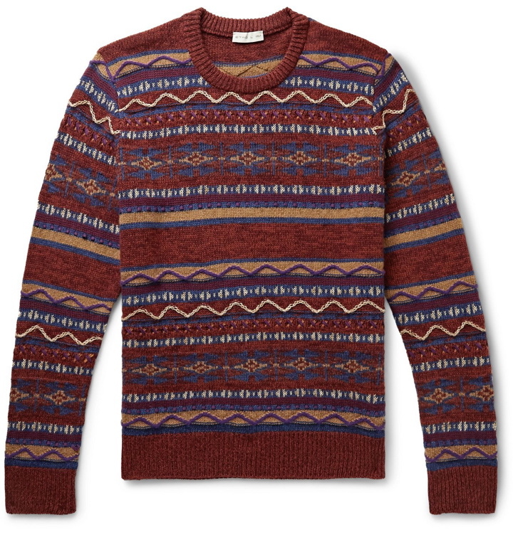 Photo: Etro - Intarsia Wool-Blend Sweater - Multi