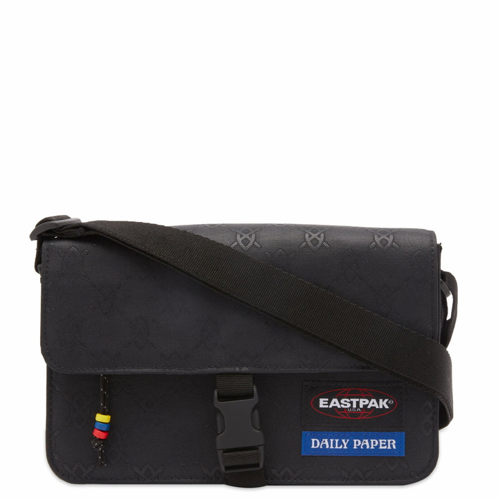 Photo: Eastpak x Daily Paper Mini Bag in Embossed Black 
