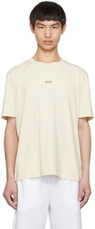 BOSS Beige Relaxed-Fit T-Shirt