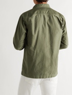 TOM FORD - Garment-Dyed Cotton-Twill Shirt Jacket - Green