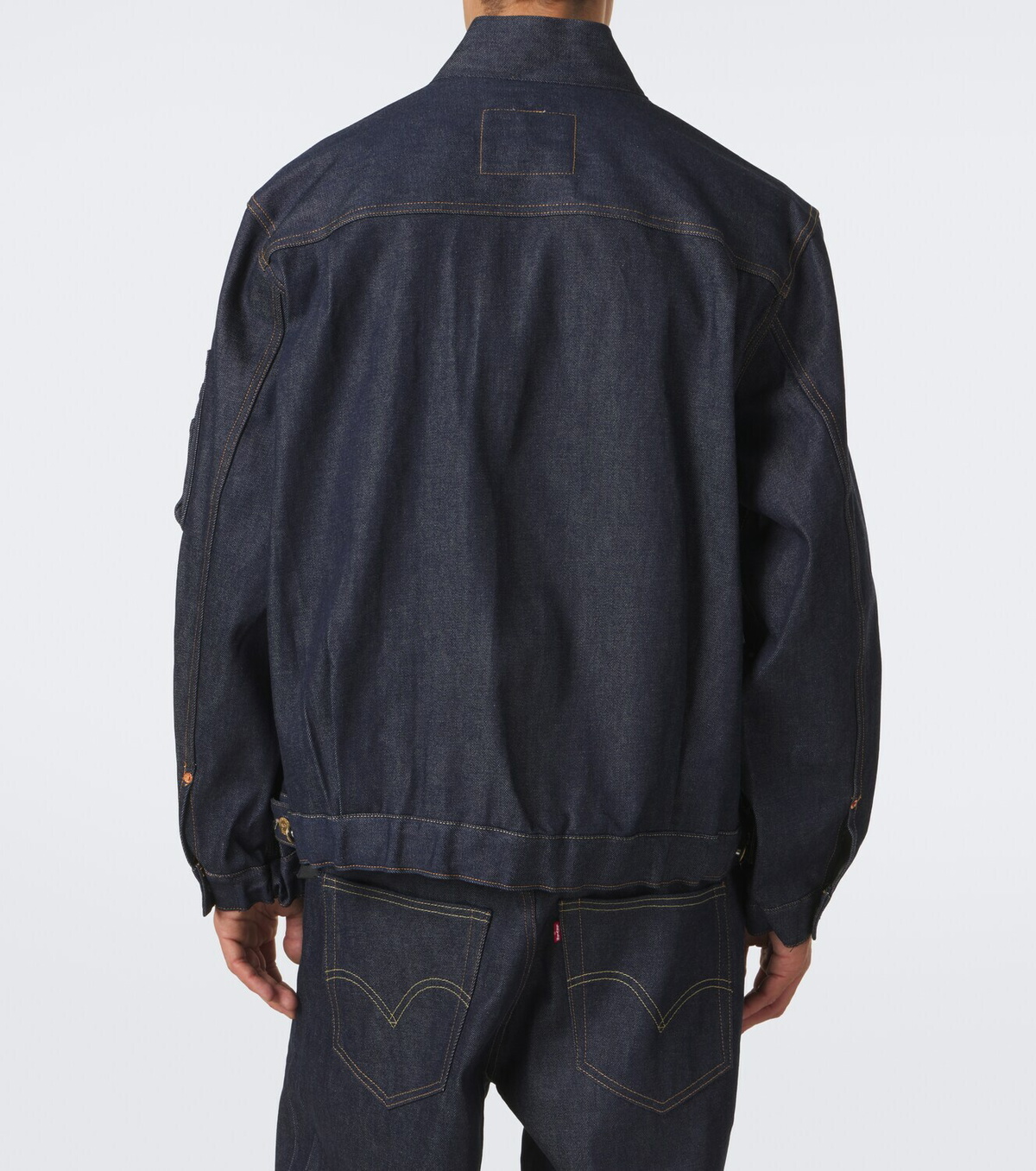 Sacai Denim bomber jacket