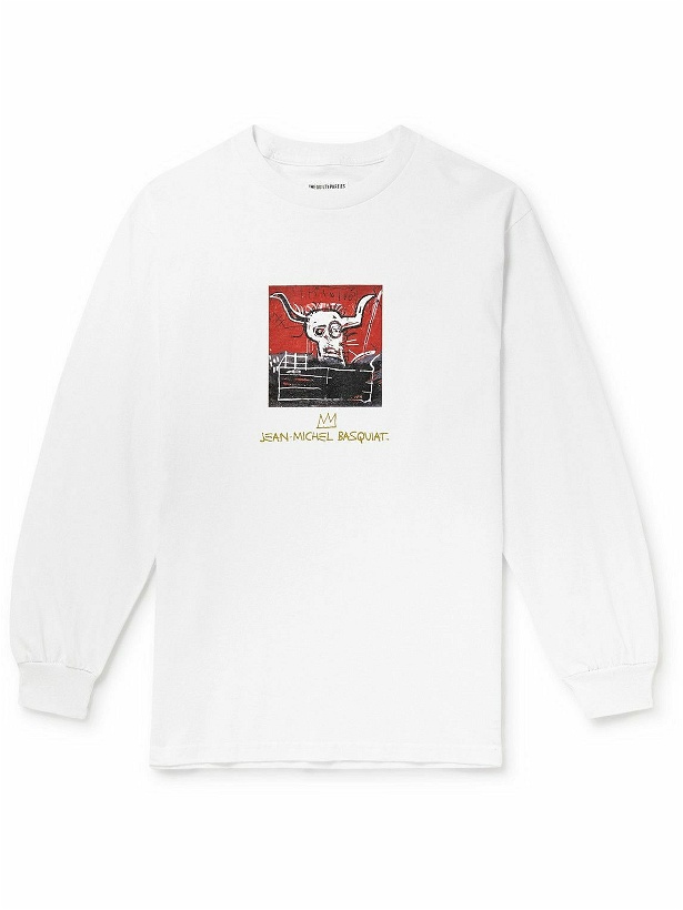 Photo: Wacko Maria - Jean-Michel Basquiat Printed Cotton-Jersey T-Shirt - White
