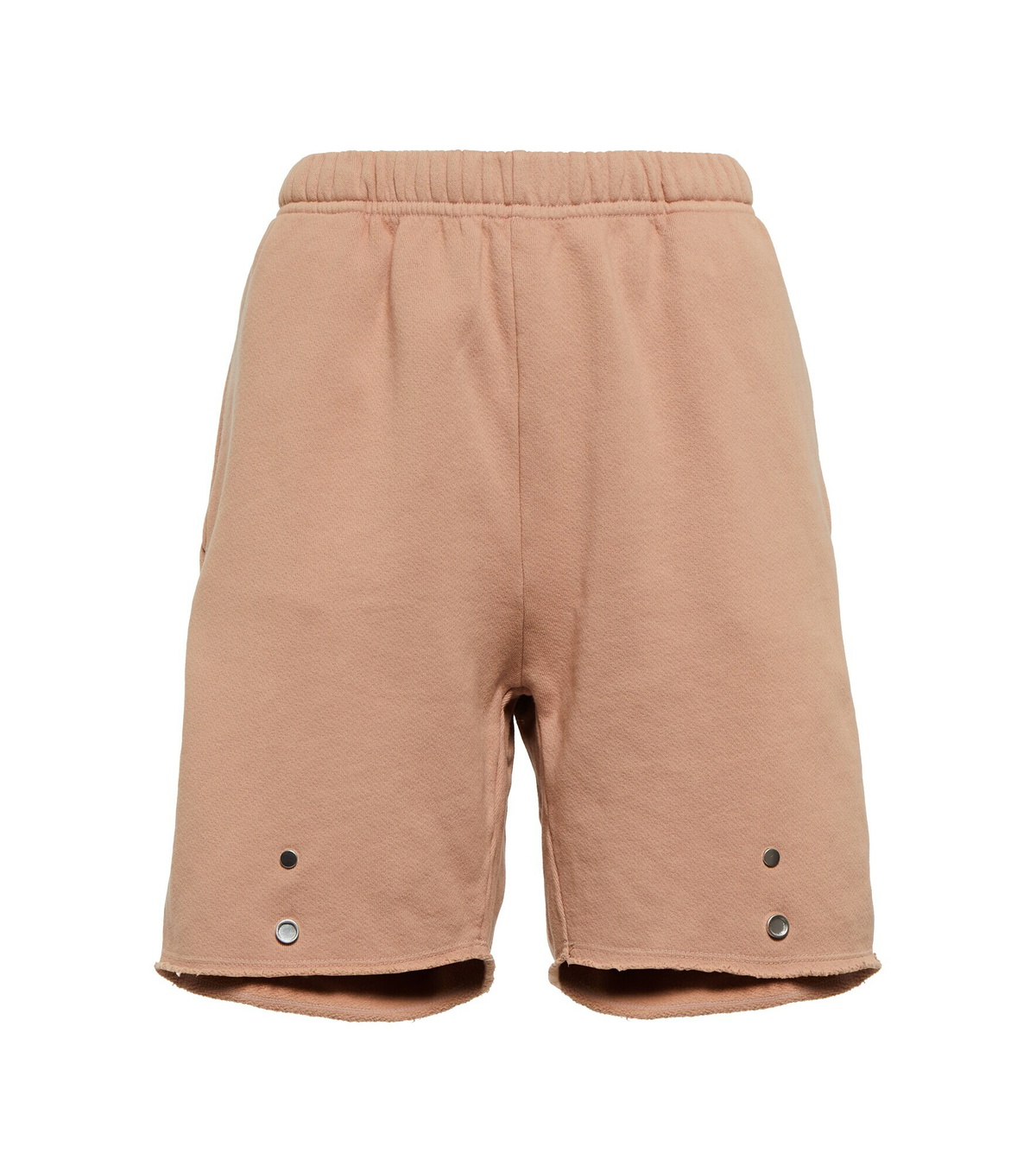 Les Tien - Snap Front cotton shorts