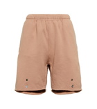 Les Tien - Snap Front cotton shorts