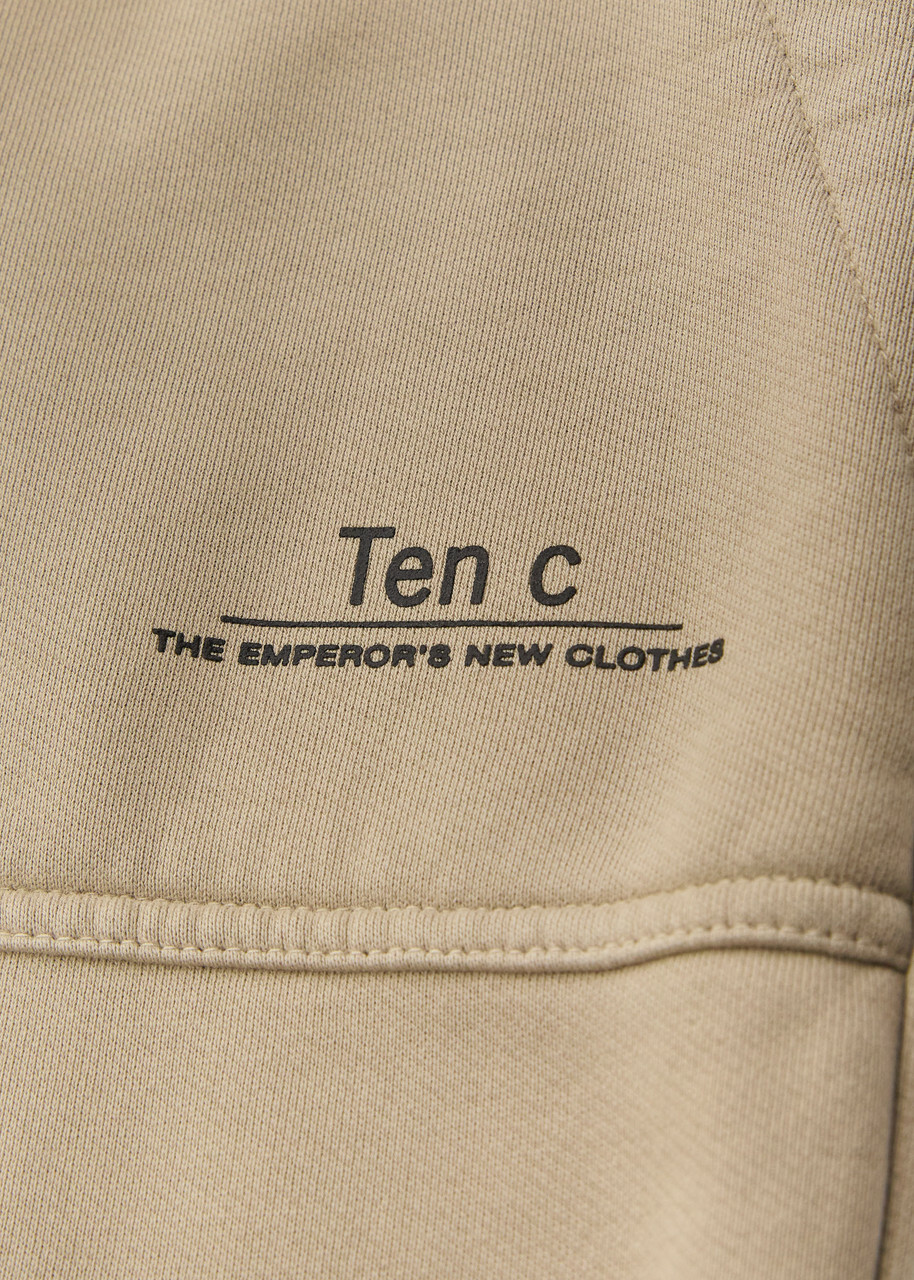 Ten C Cotton Sweatpants Taupe