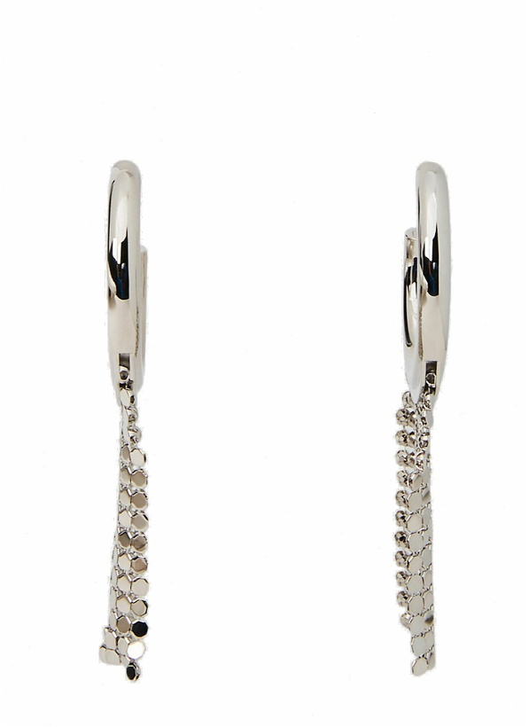 Photo: Pixel Hoop Earrings in Silver