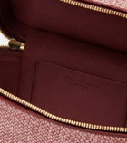 Stella McCartney Falabella raffia-effect vanity bag