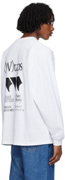 WTAPS White OBJ 02 Long Sleeve T-Shirt