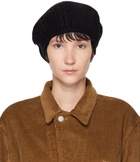 Y's Black Cable Beret