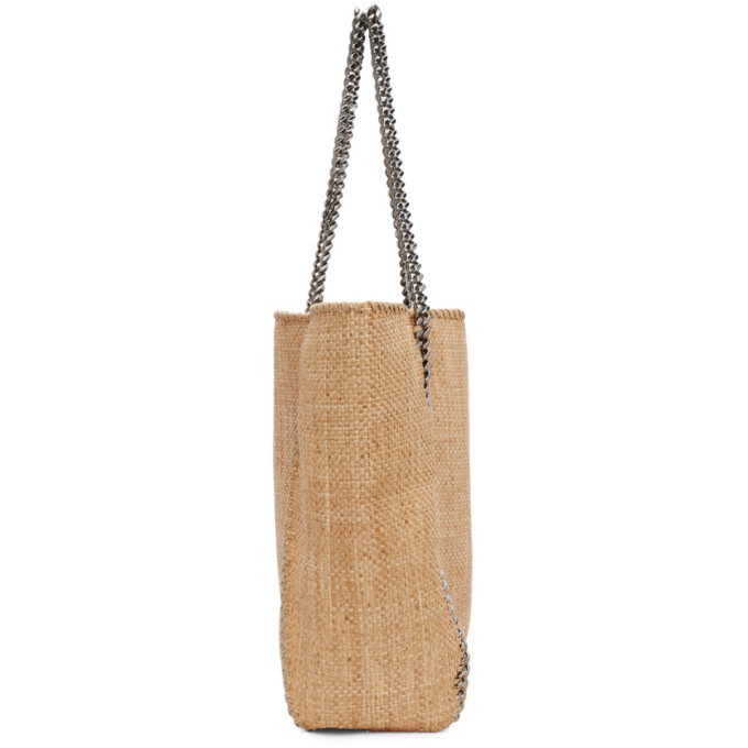 Stella McCartney ファラベラ ラフィア ミディアム トート Stella McCartney Beige Medium Raffia Falabella Tote Stella McCartney