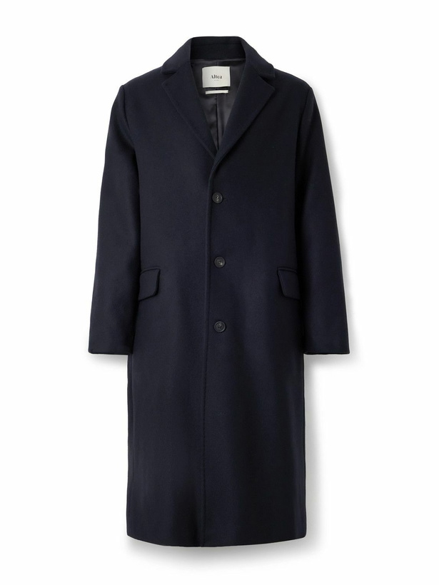Photo: Altea - Coleman Wool-Blend Twill Coat - Blue