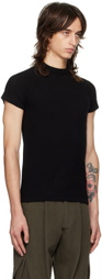 HYEIN SEO Black Perforated Knit T-shirt