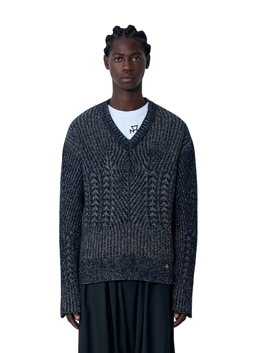 Vivienne Westwood Off-White Ripped Cardigan Vivienne Westwood