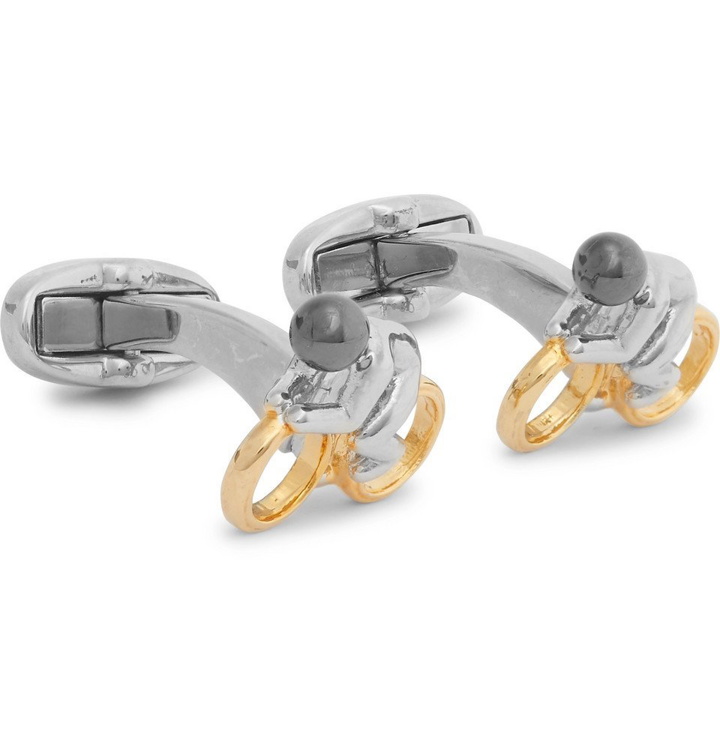 Photo: Paul Smith - Silver and Gold-Tone Cufflinks - Silver