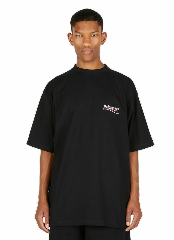 Photo: Balenciaga - Logo Print T-Shirt in Black