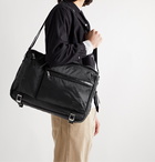 Master-Piece - Lightning Leather-Trimmed Nylon-Twill Briefcase - Black