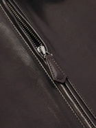 Loro Piana - Baydan Shearling-Trimmed Aviator Jacket - Brown