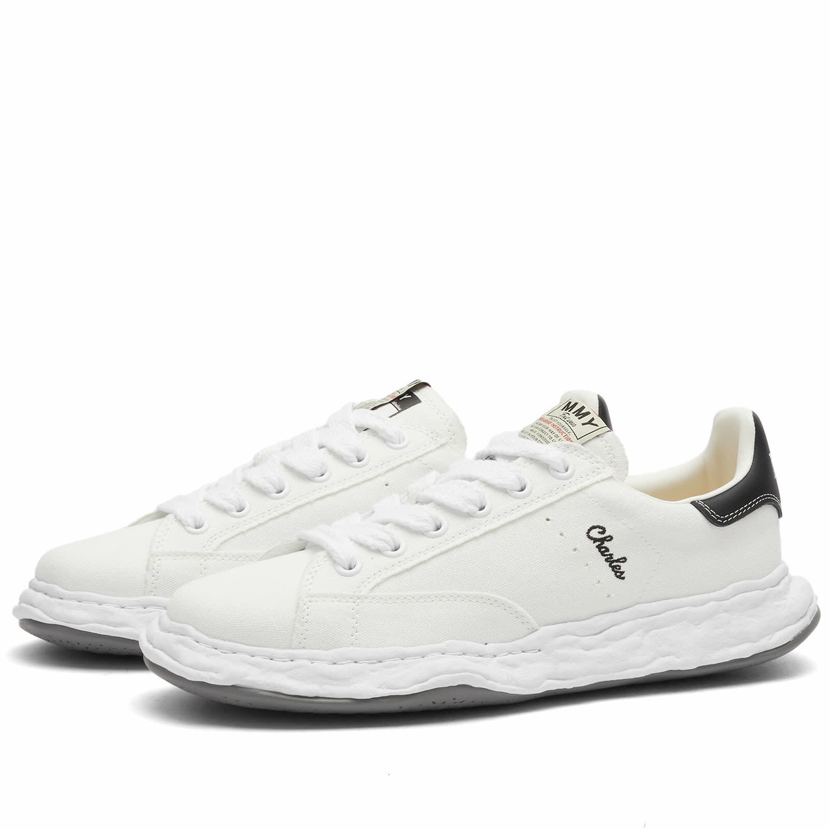 MIHARA YASUHIRO|SNEAKERS (A12FW729 WHITE) Maison MIHARA YASUHIRO Men's Charles Original Sole Low
