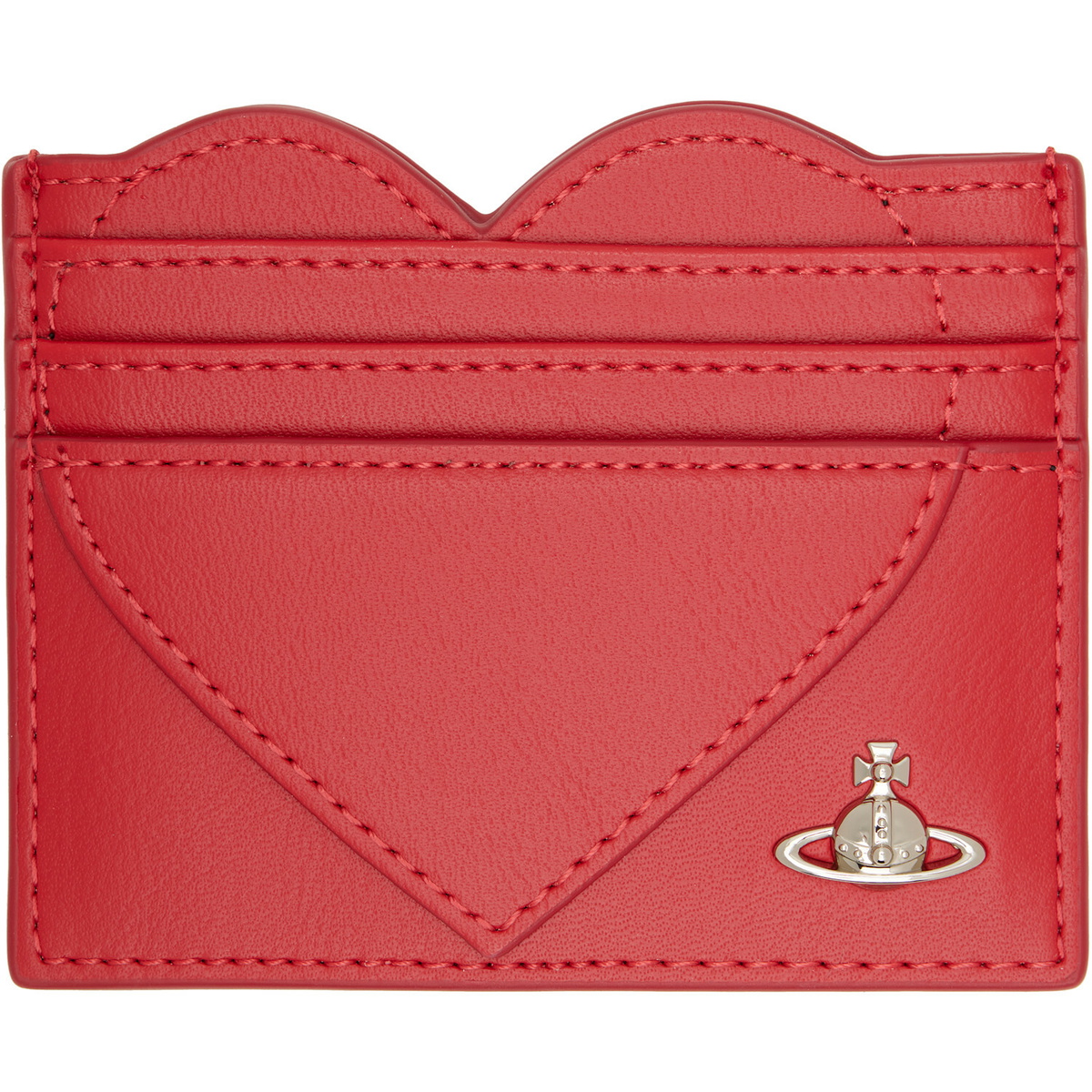 Vivienne Westwood Red Heart Card Holder