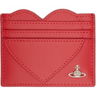 Vivienne Westwood Red Heart Card Holder