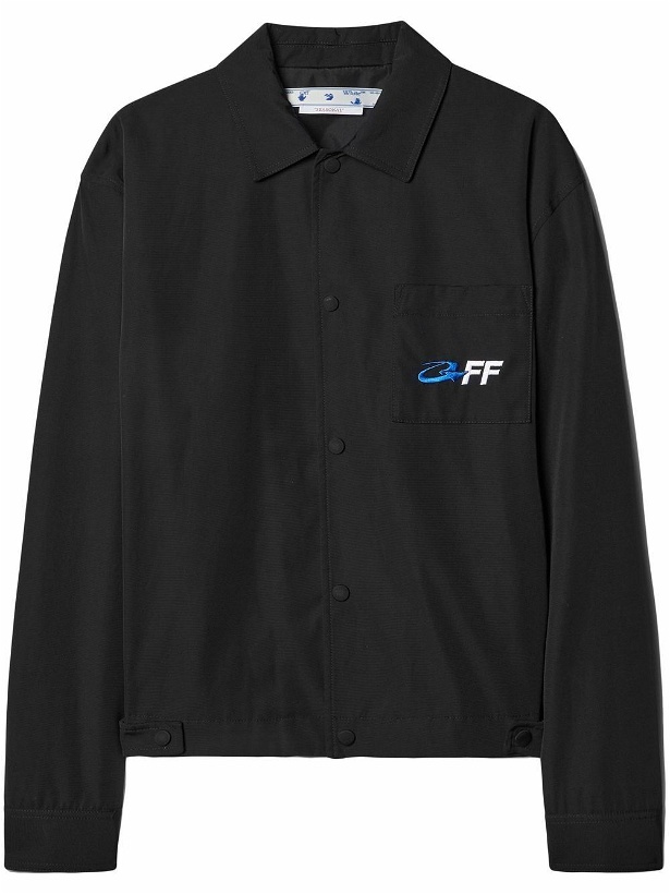 Photo: OFF-WHITE - Logo Nylon Shirt Jacket