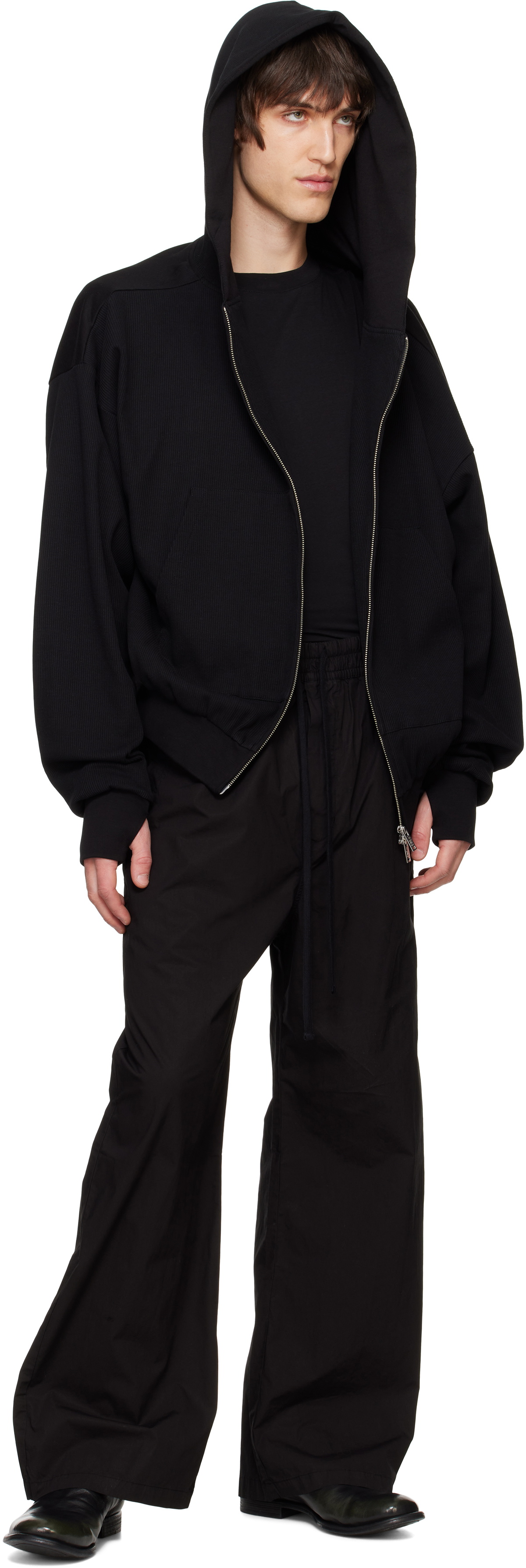 【関税込み】thom/krom ブラック M SJ 666 フーディ thom/krom Black M SJ 666 Hoodie thom/krom