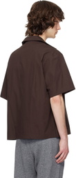 Entire Studios Brown Pajama Shirt
